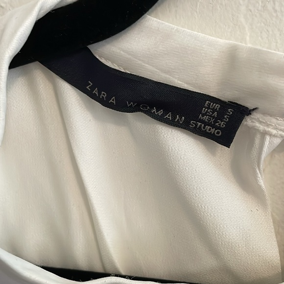 Zara white peekaboo back dress - Picture 4 of 6